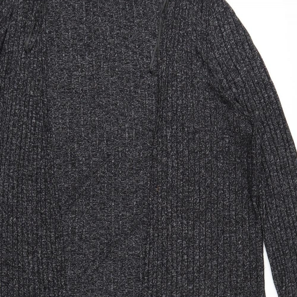 NEW LOOK CURVE Womens Grey   Cardigan Jumper Size 22