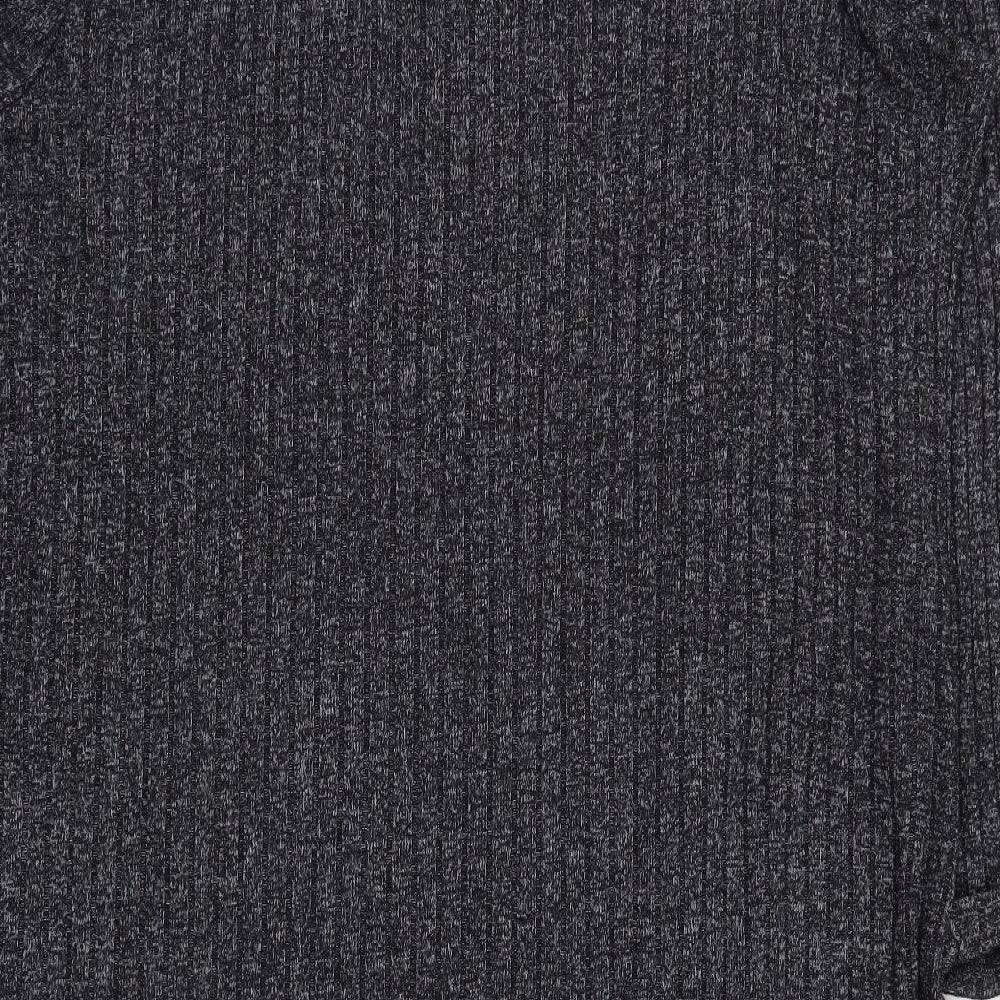NEW LOOK CURVE Womens Grey   Cardigan Jumper Size 22