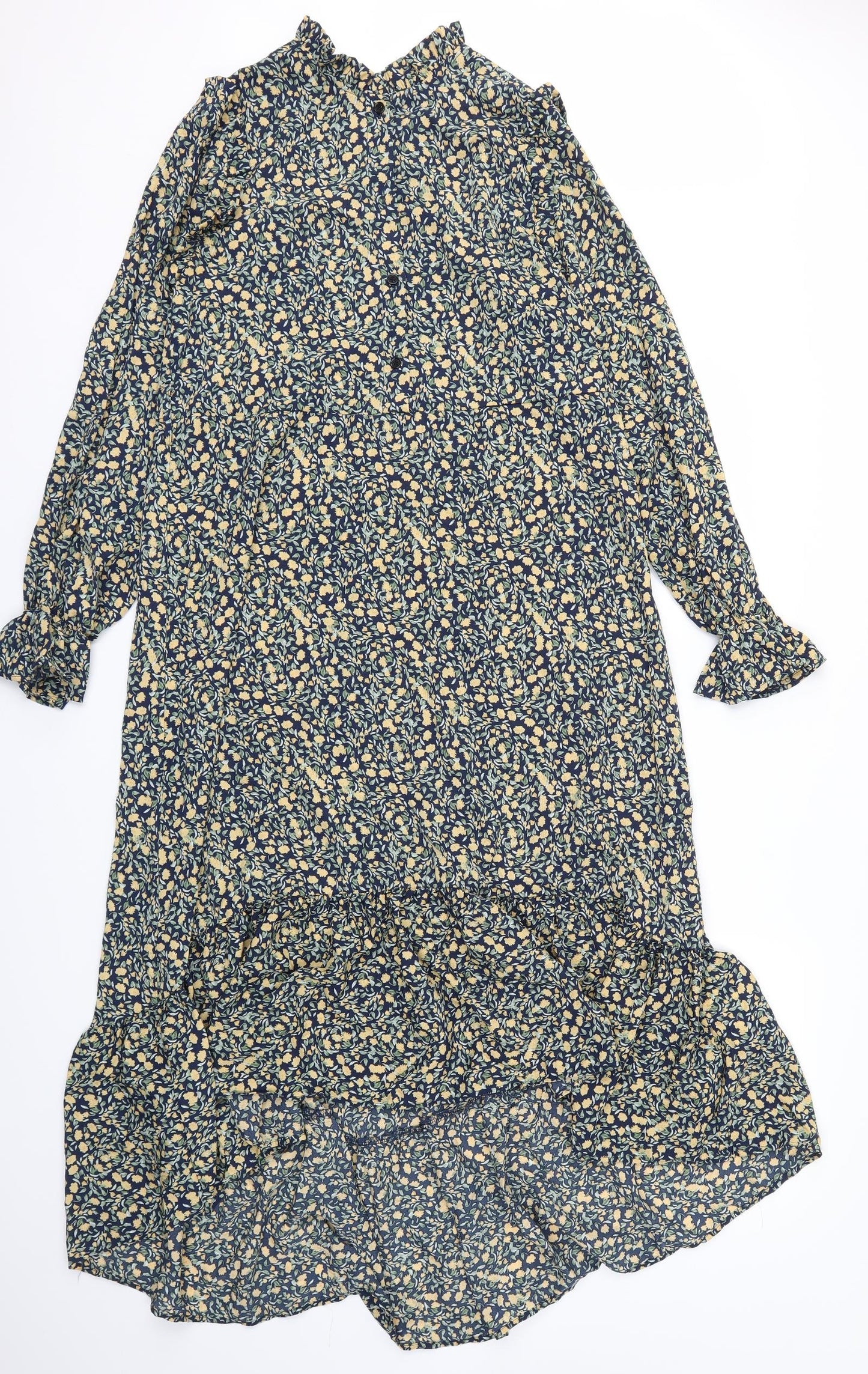 Missguided Womens Multicoloured Floral  Fit & Flare  Size 10