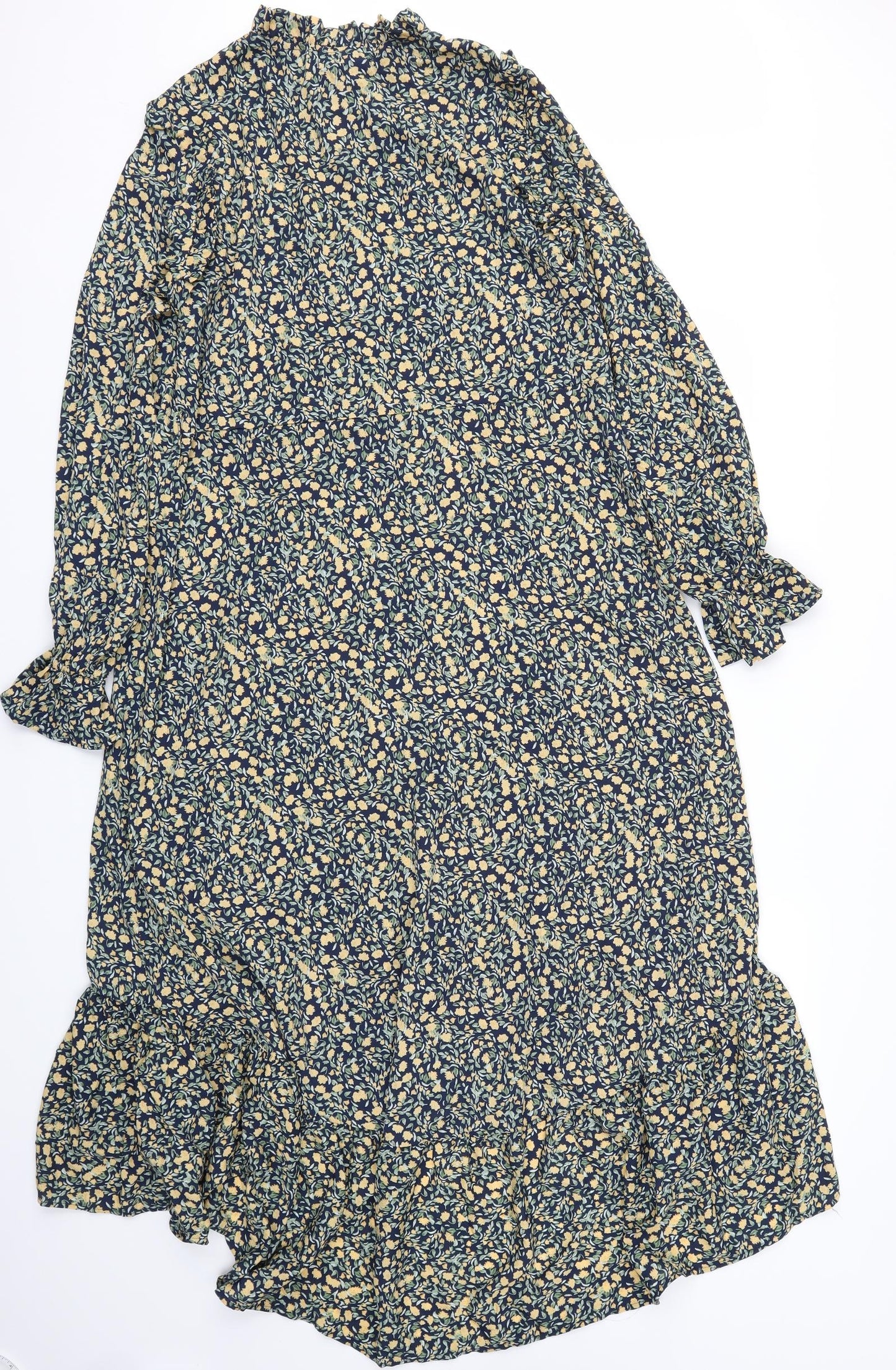 Missguided Womens Multicoloured Floral  Fit & Flare  Size 10