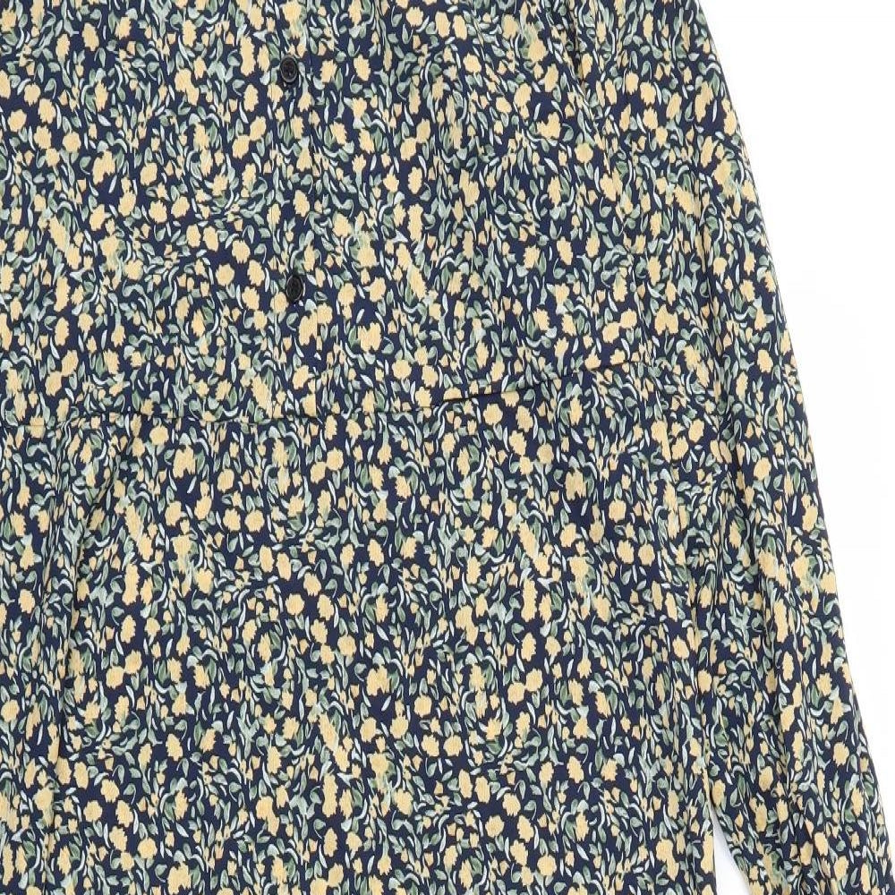 Missguided Womens Multicoloured Floral  Fit & Flare  Size 10