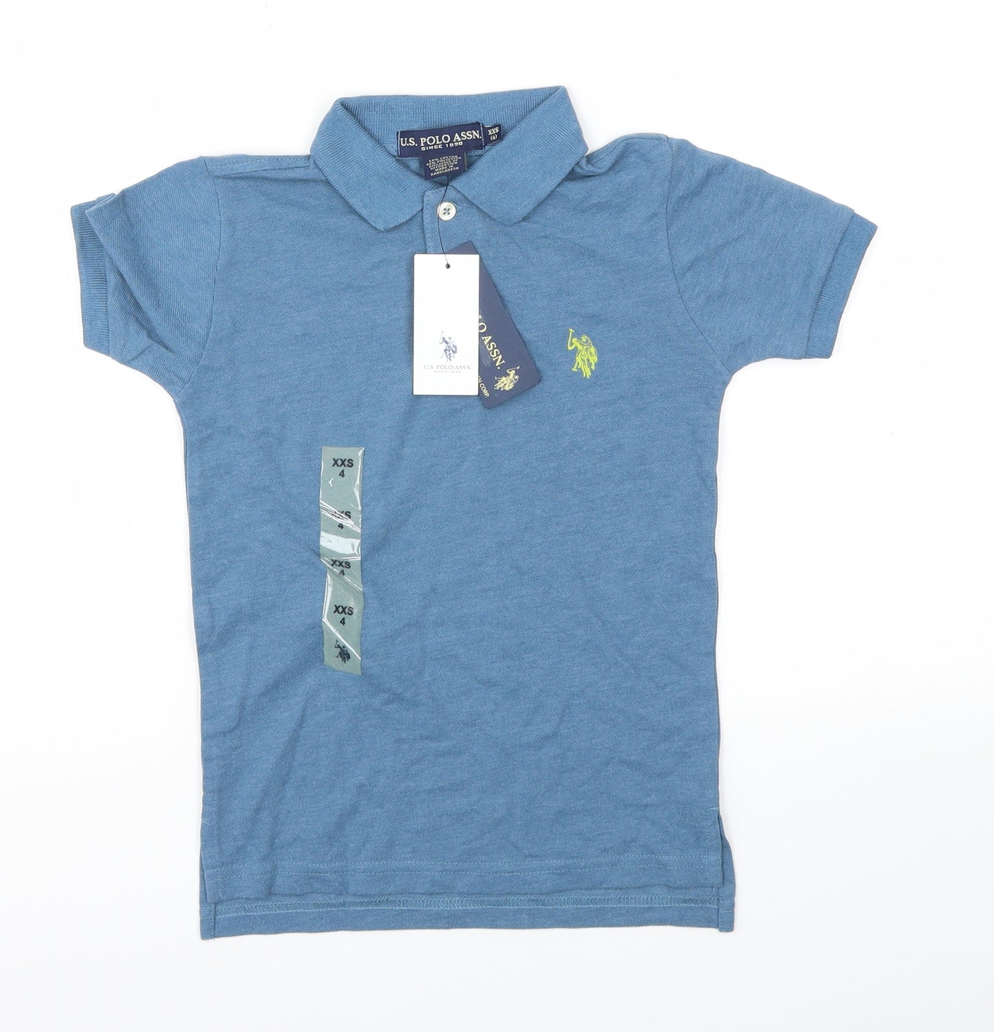 US Polo Assn. Boys Blue   Basic Polo Size 2XS