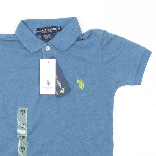 US Polo Assn. Boys Blue   Basic Polo Size 2XS