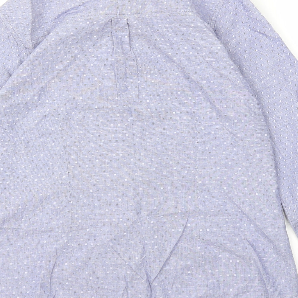 White Stuff Womens Blue   Basic Button-Up Size 10