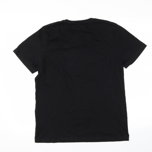 Topman Mens Black    T-Shirt Size S