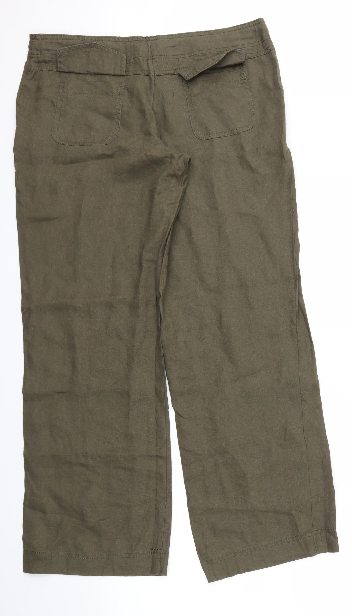 Primark Womens Green   Trousers  Size 12 L31 in