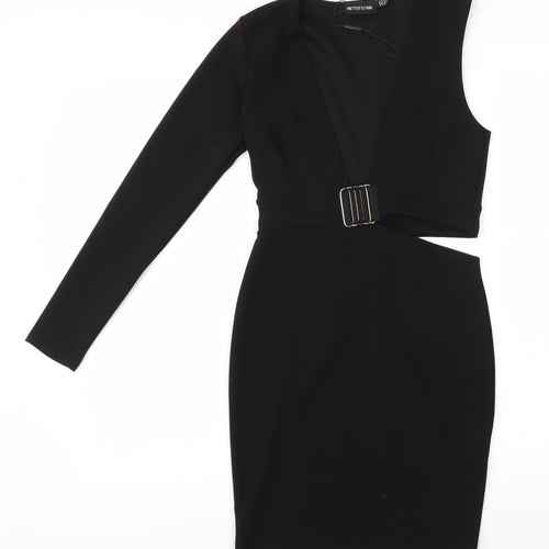 Pretty Little Thing  Womens Black   A-Line  Size 6