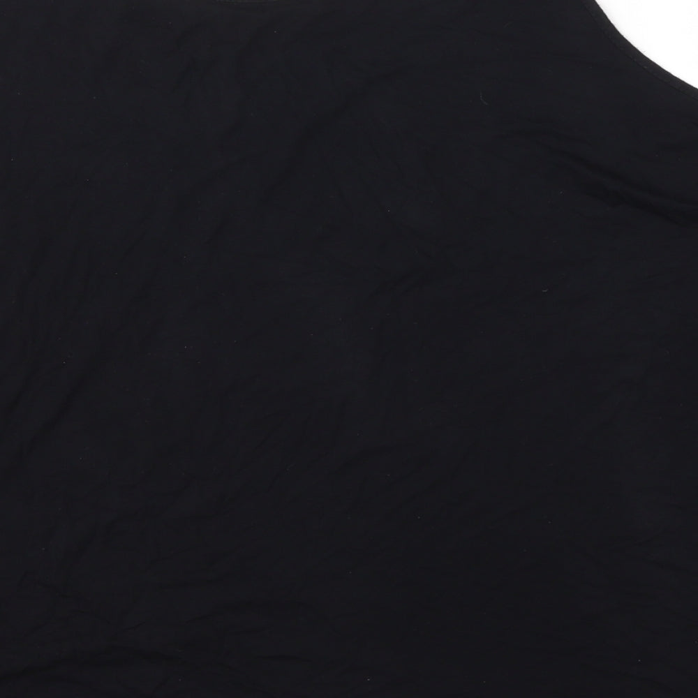 Missguided Womens Black   Basic T-Shirt Size 14