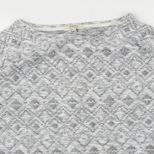 Papaya Womens Grey   Basic T-Shirt Size L