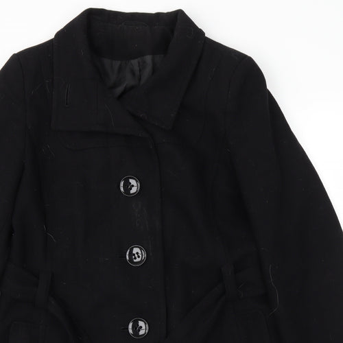 Dorthey Perkins Womens Black   Jacket Coat Size 14