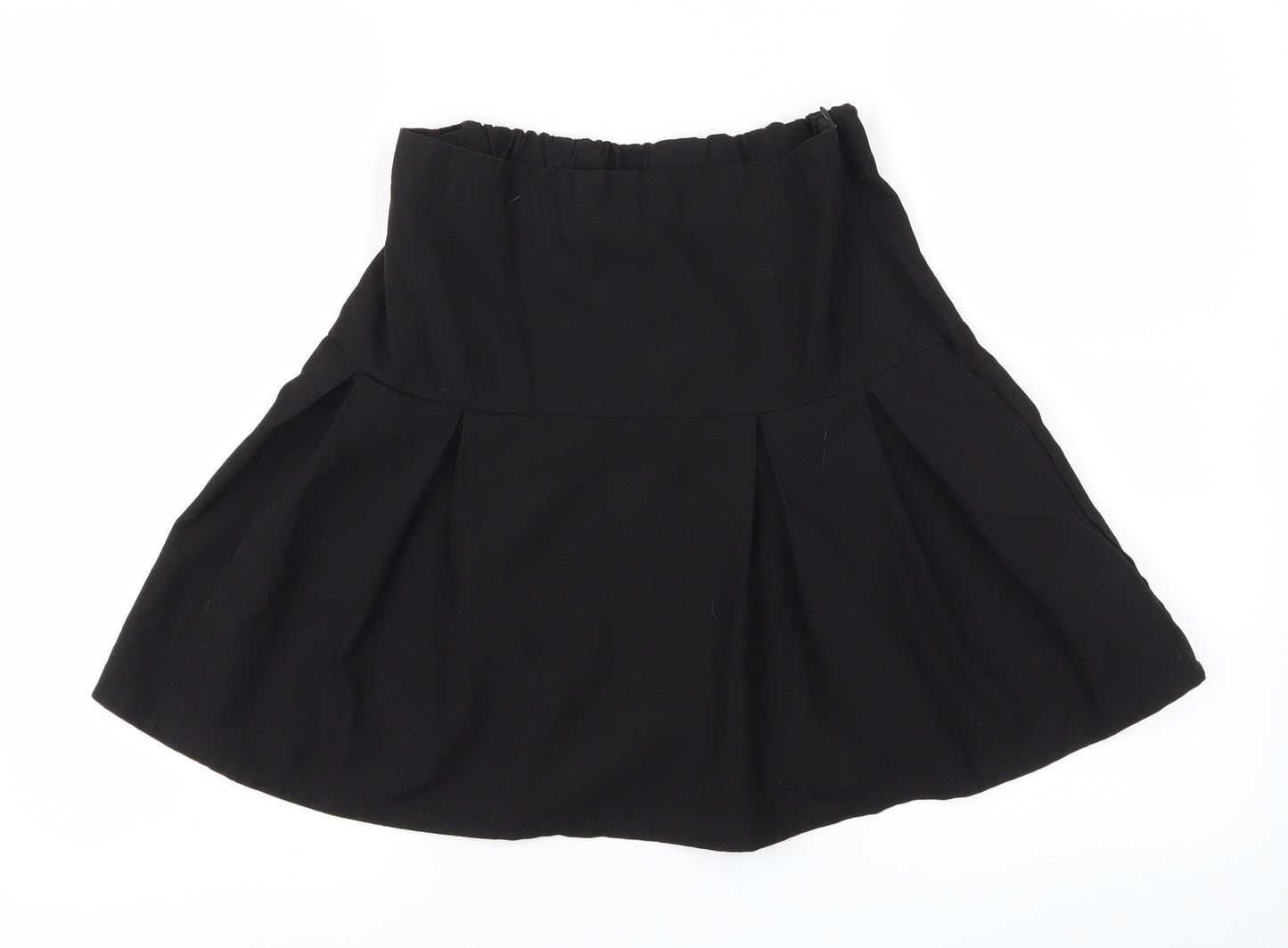 Debehams Womens Black   Flare Skirt Size 4  - Stretch waistband