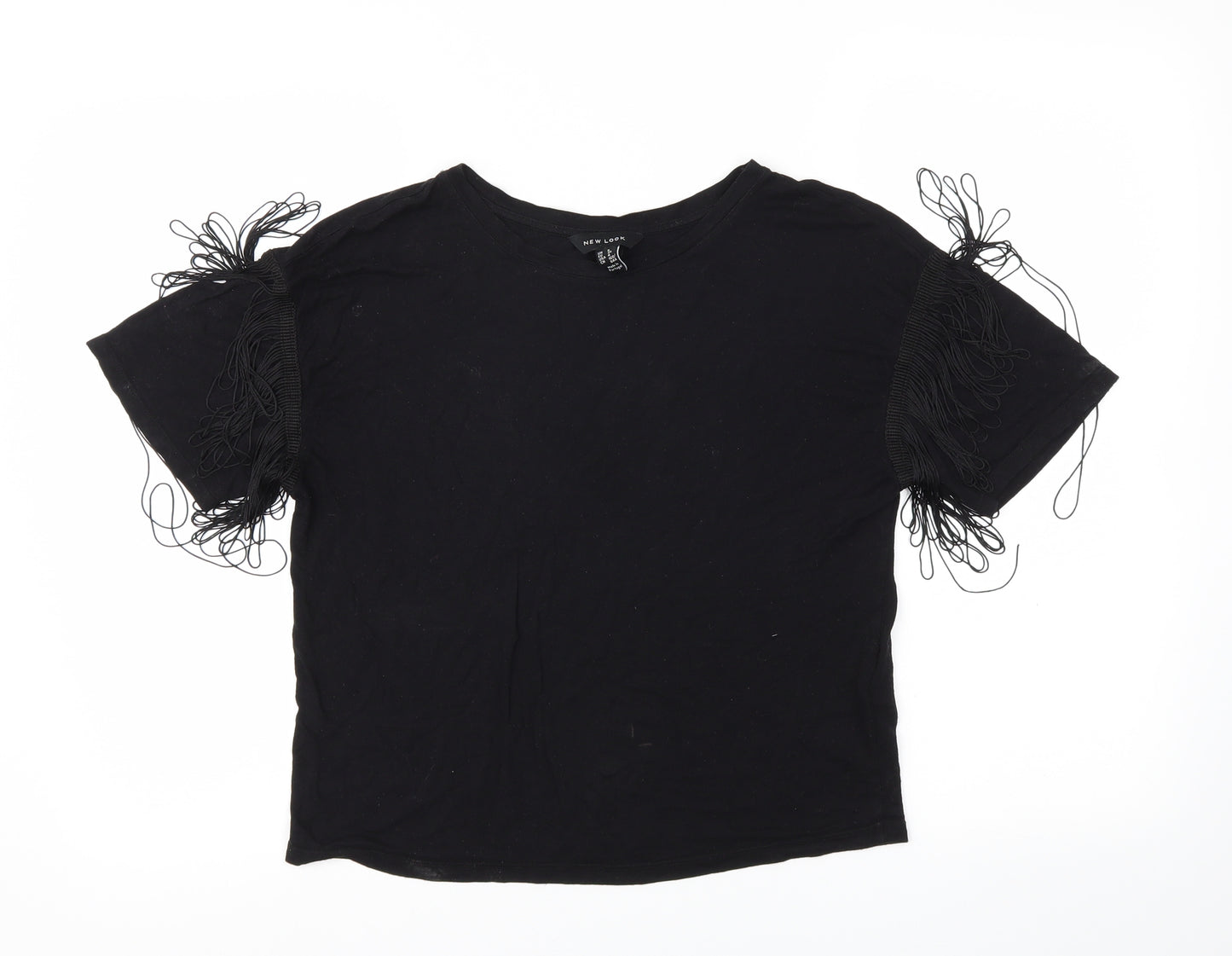 New Look Womens Black   Basic T-Shirt Size 8