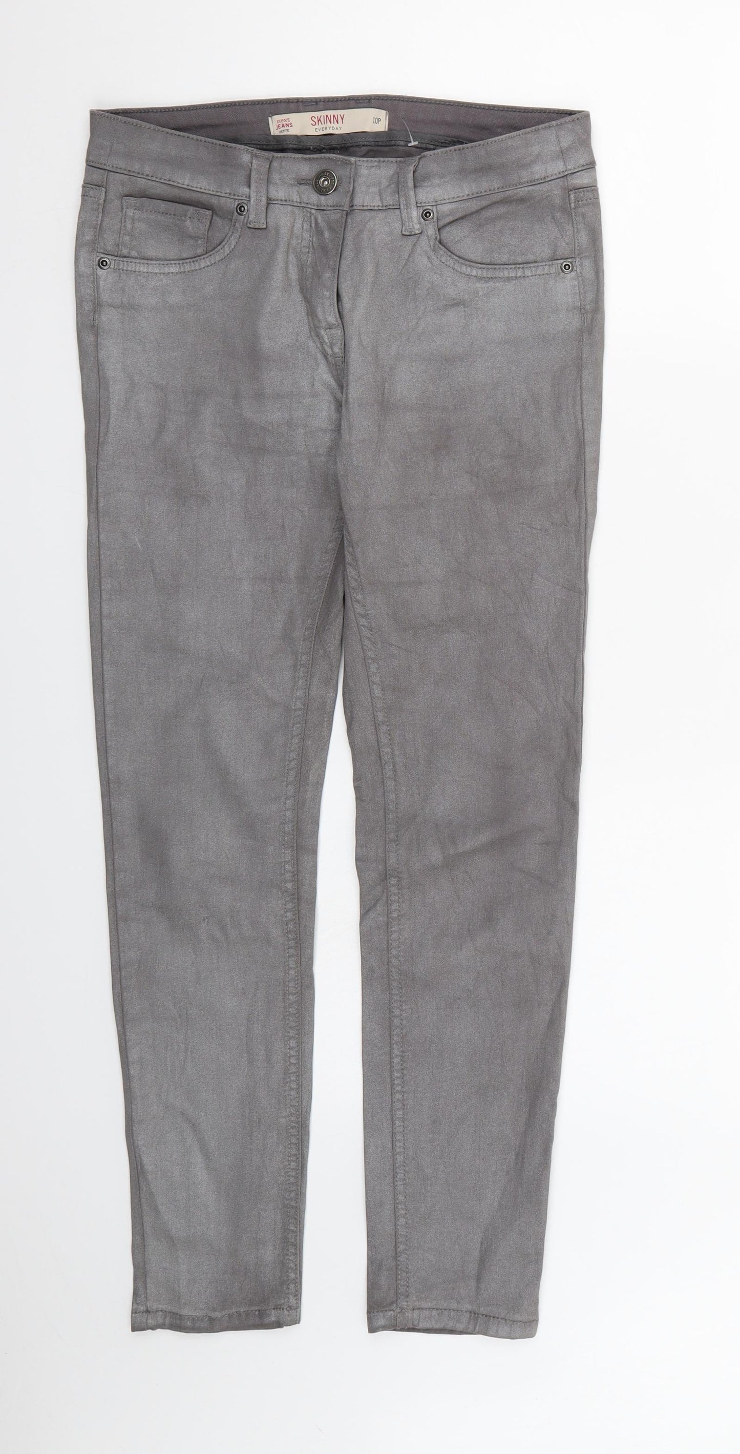 NEXT Womens Grey  Denim  Jeans Size 10 L28 in