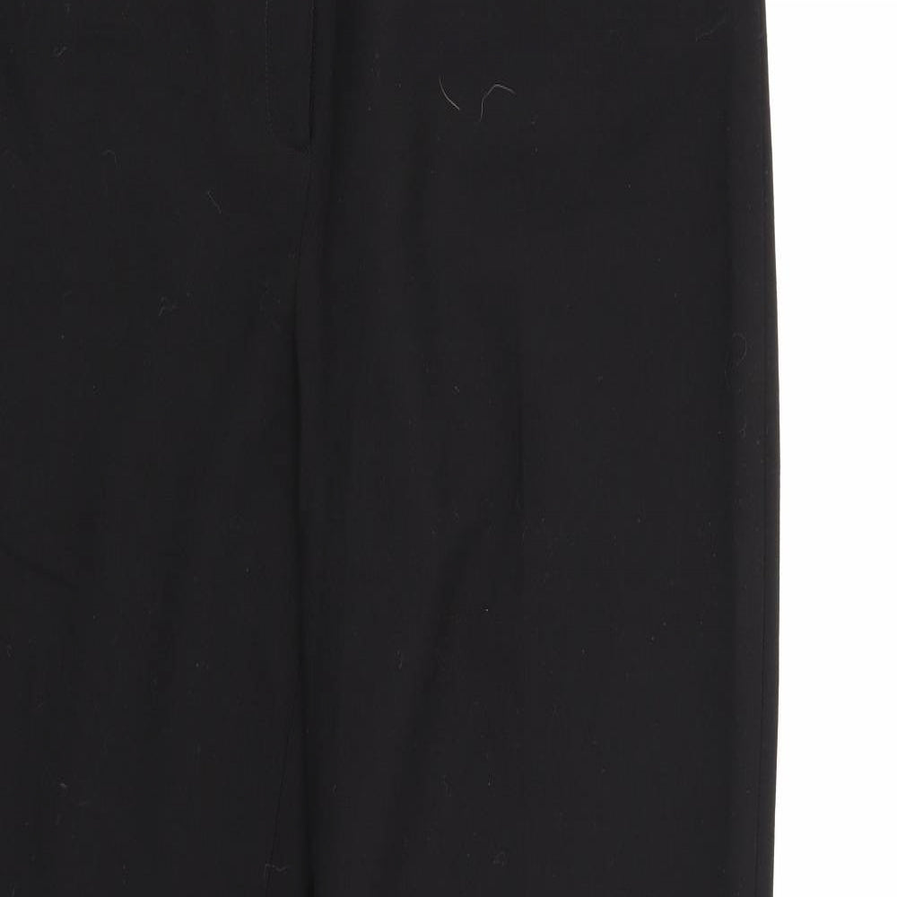 Principles Womens Black  Rayon Dress Pants Trousers Size 14 L32 in