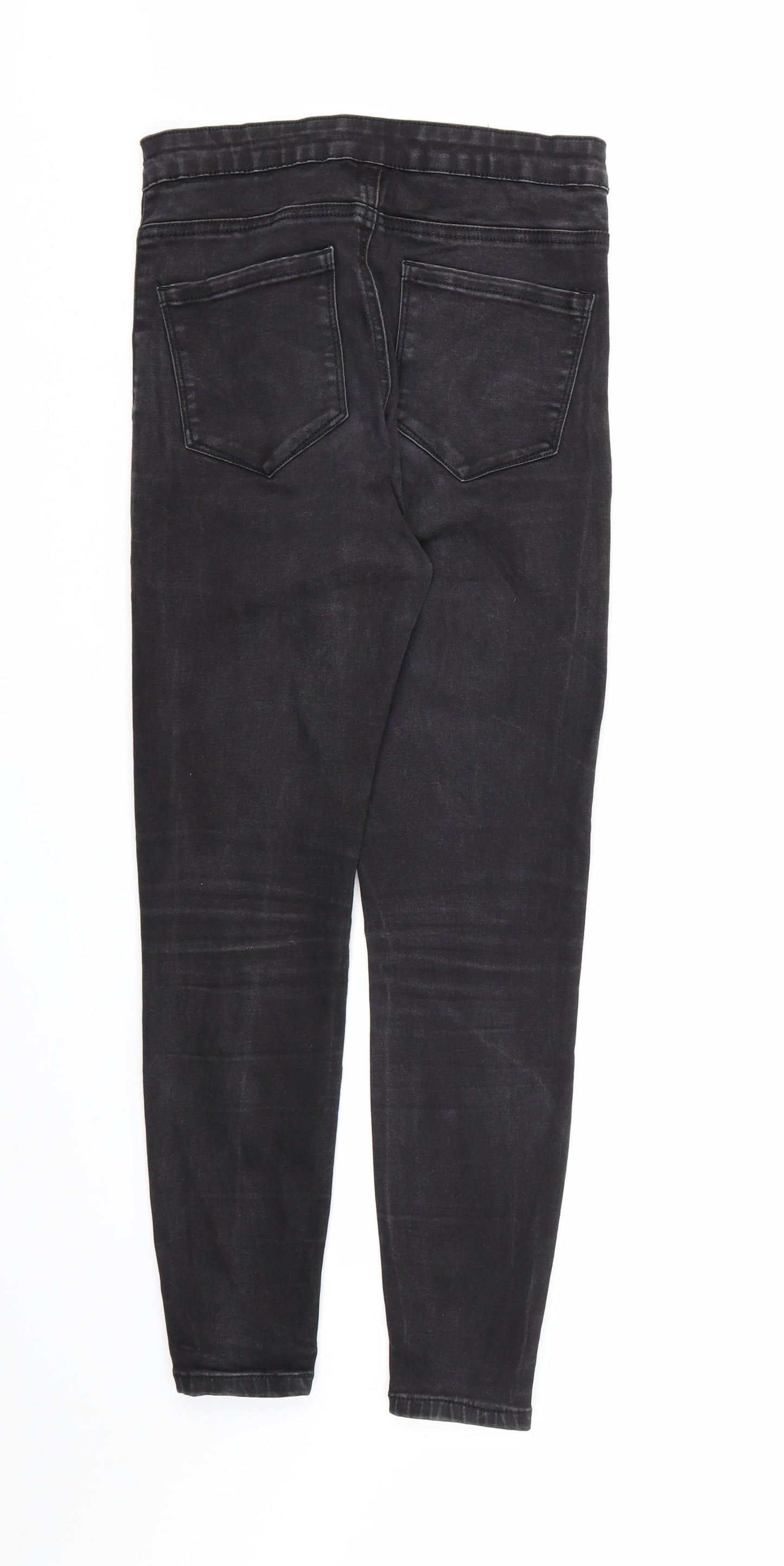 Denim & Co. Womens Black  Denim Skinny Jeans Size 10 L26 in