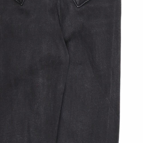 Denim & Co. Womens Black  Denim Skinny Jeans Size 10 L26 in