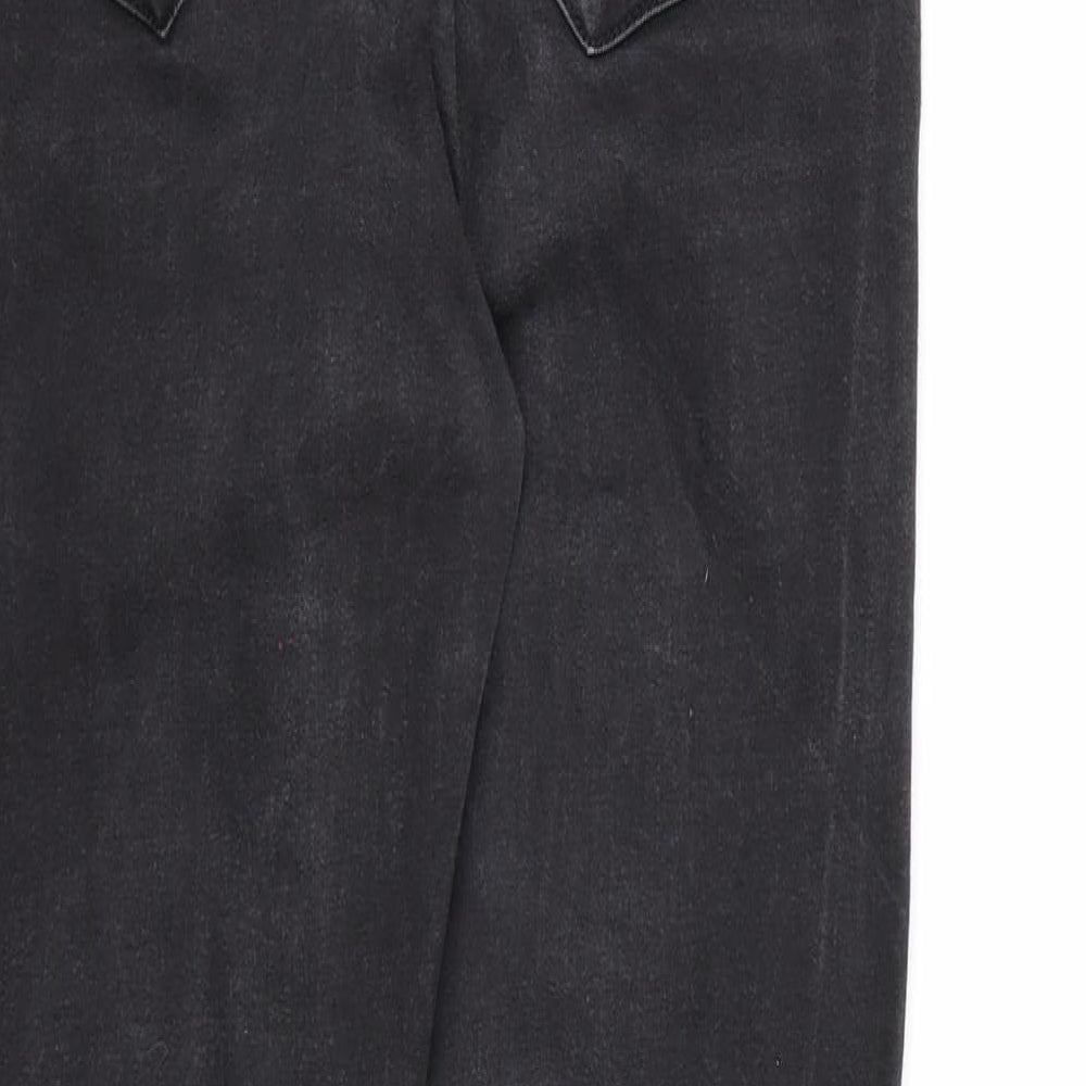Denim & Co. Womens Black  Denim Skinny Jeans Size 10 L26 in