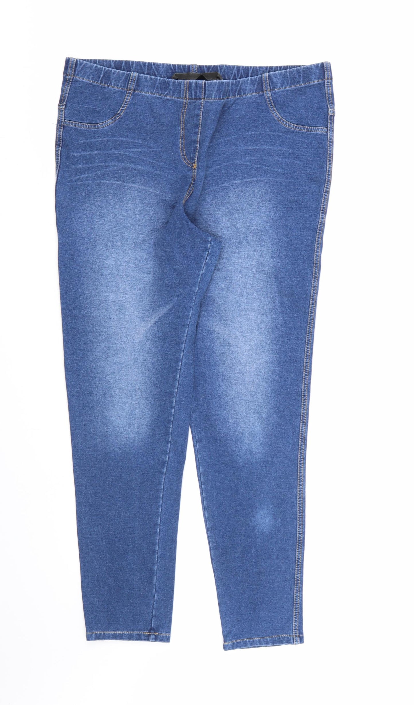 NEXT Womens Blue  Denim Jegging Jeans Size 16 L27 in