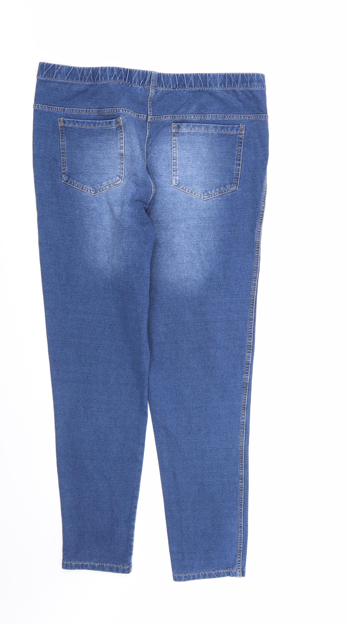 NEXT Womens Blue  Denim Jegging Jeans Size 16 L27 in