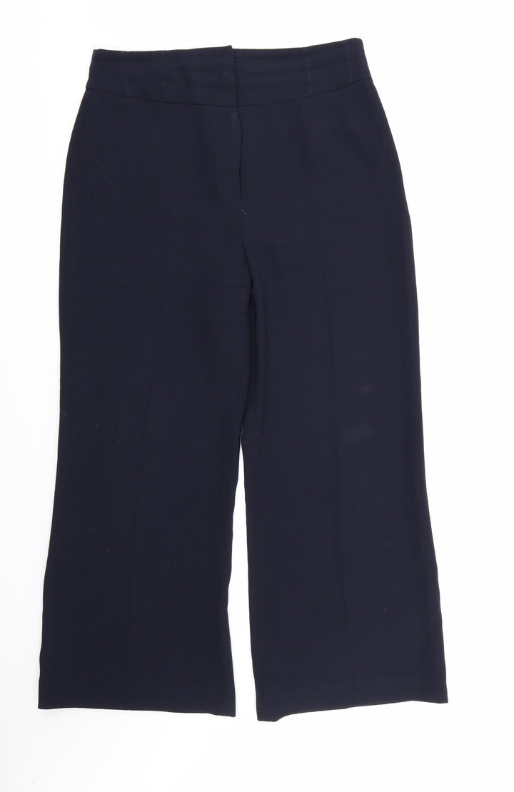 Principles Womens Blue Rayon Dress Pants Trousers Size 14 L28 in