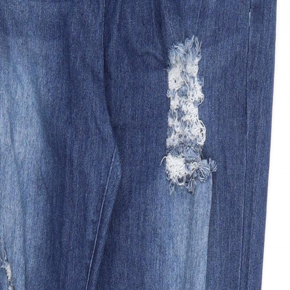 Preworn Womens Blue  Denim Skinny Jeans Size 36 in L31 in