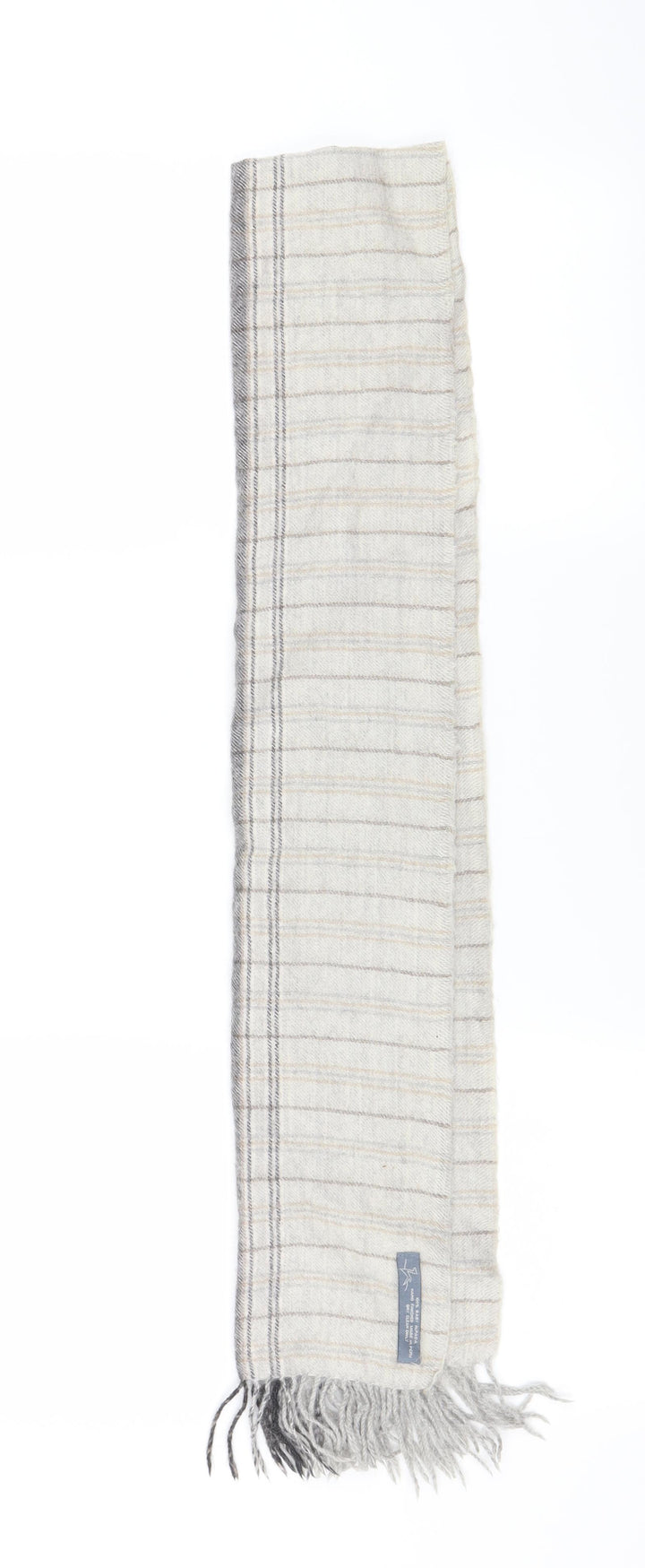 folk halsan Womens Grey Check   Scarf