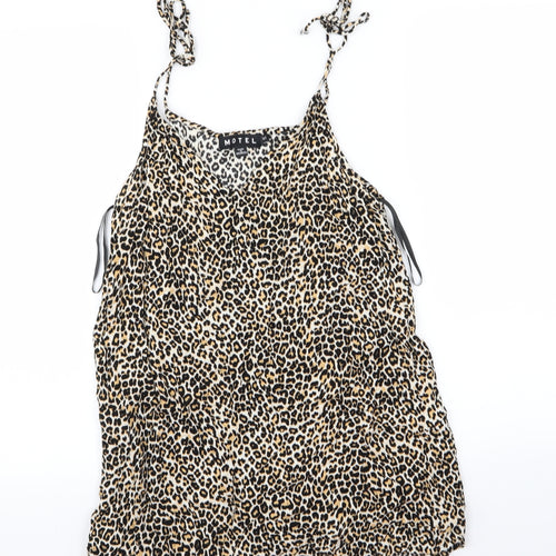 Motel Womens Multicoloured Animal Print  Camisole Tank Size XS
