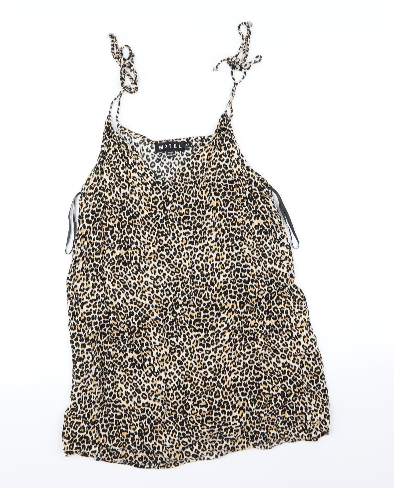 Motel Womens Multicoloured Animal Print  Camisole Tank Size XS