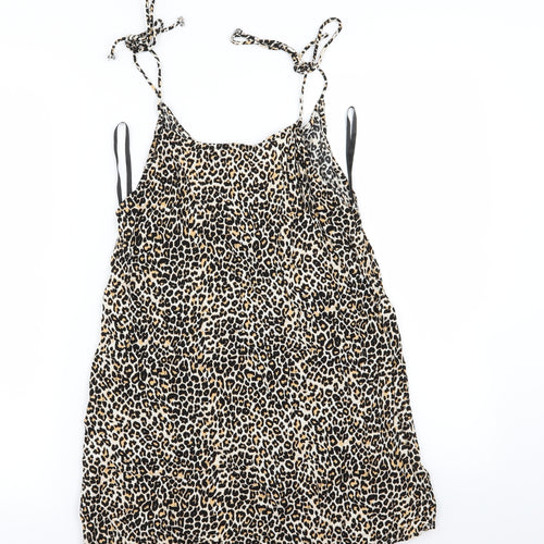 Motel Womens Multicoloured Animal Print  Camisole Tank Size XS