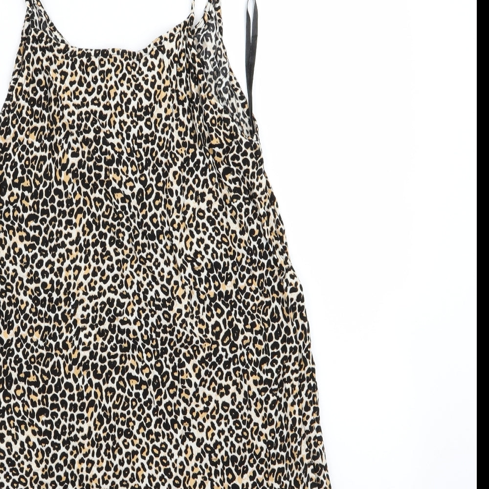 Motel Womens Multicoloured Animal Print  Camisole Tank Size XS