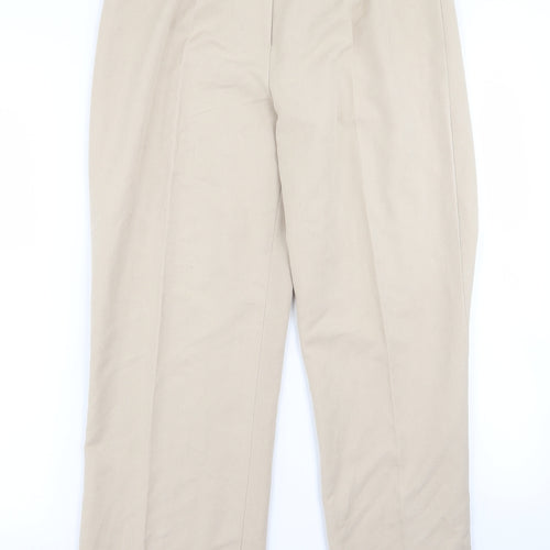 vincl Womens Beige   Trousers  Size 10 L24 in