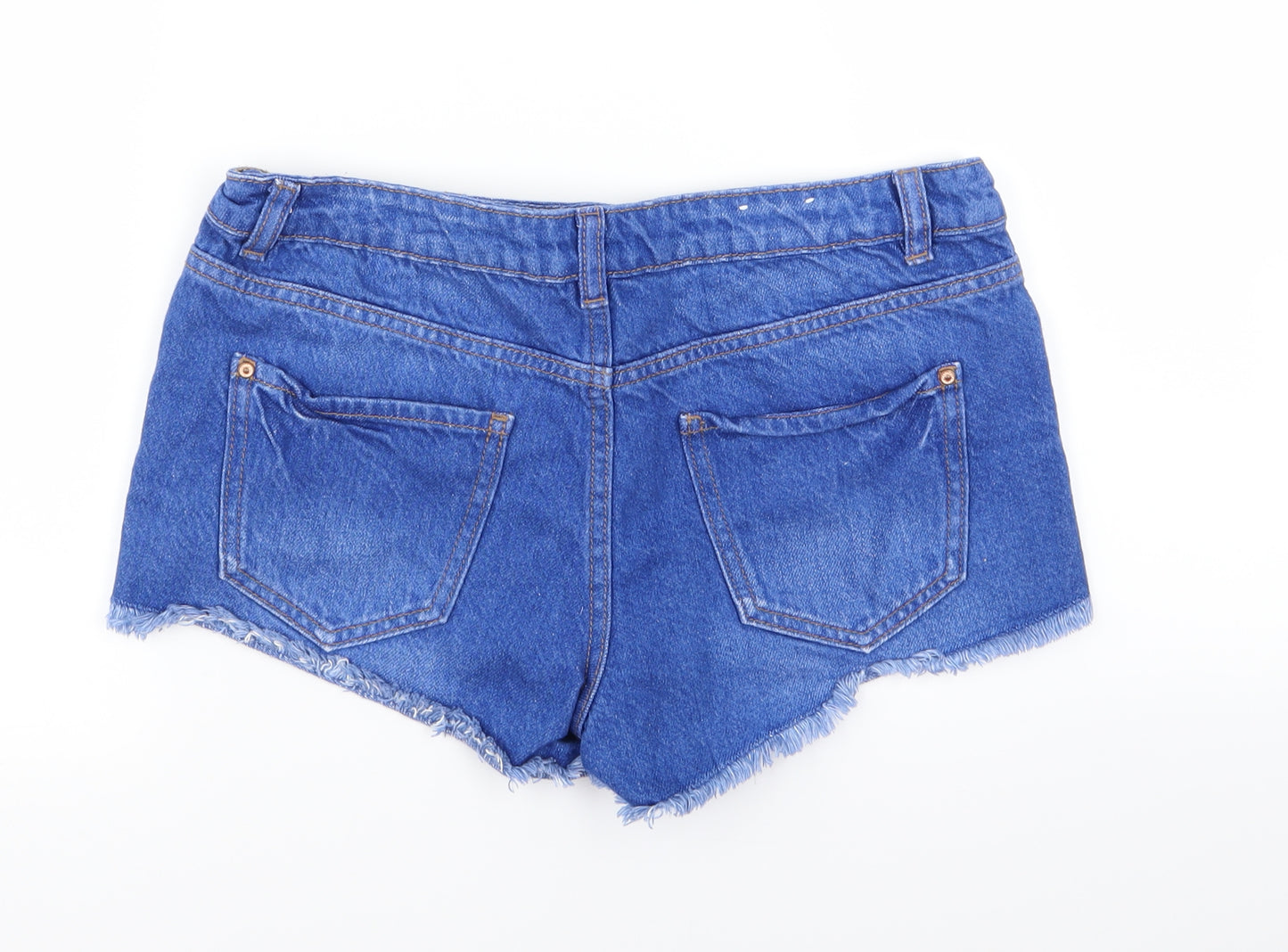 New Look Womens Blue   Hot Pants Shorts Size 10