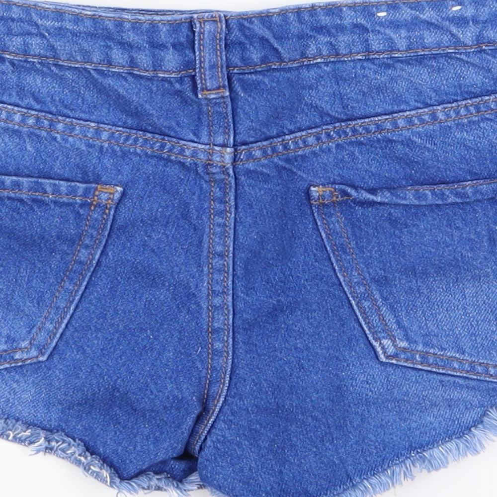 New Look Womens Blue   Hot Pants Shorts Size 10