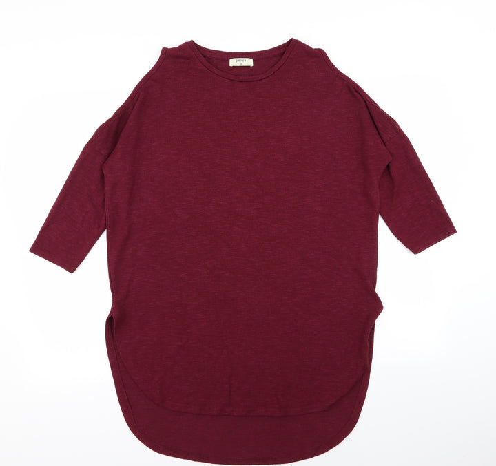 Papaya Womens Red T-Shirt Dress Size S