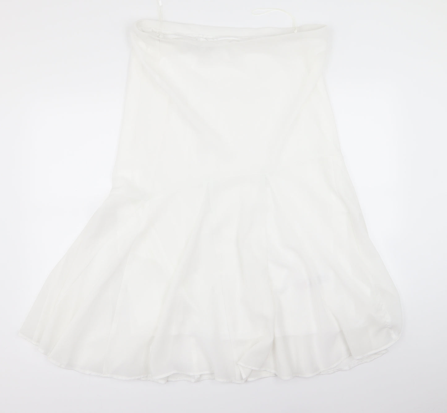 Nightingales Womens White   Flare Skirt Size 16