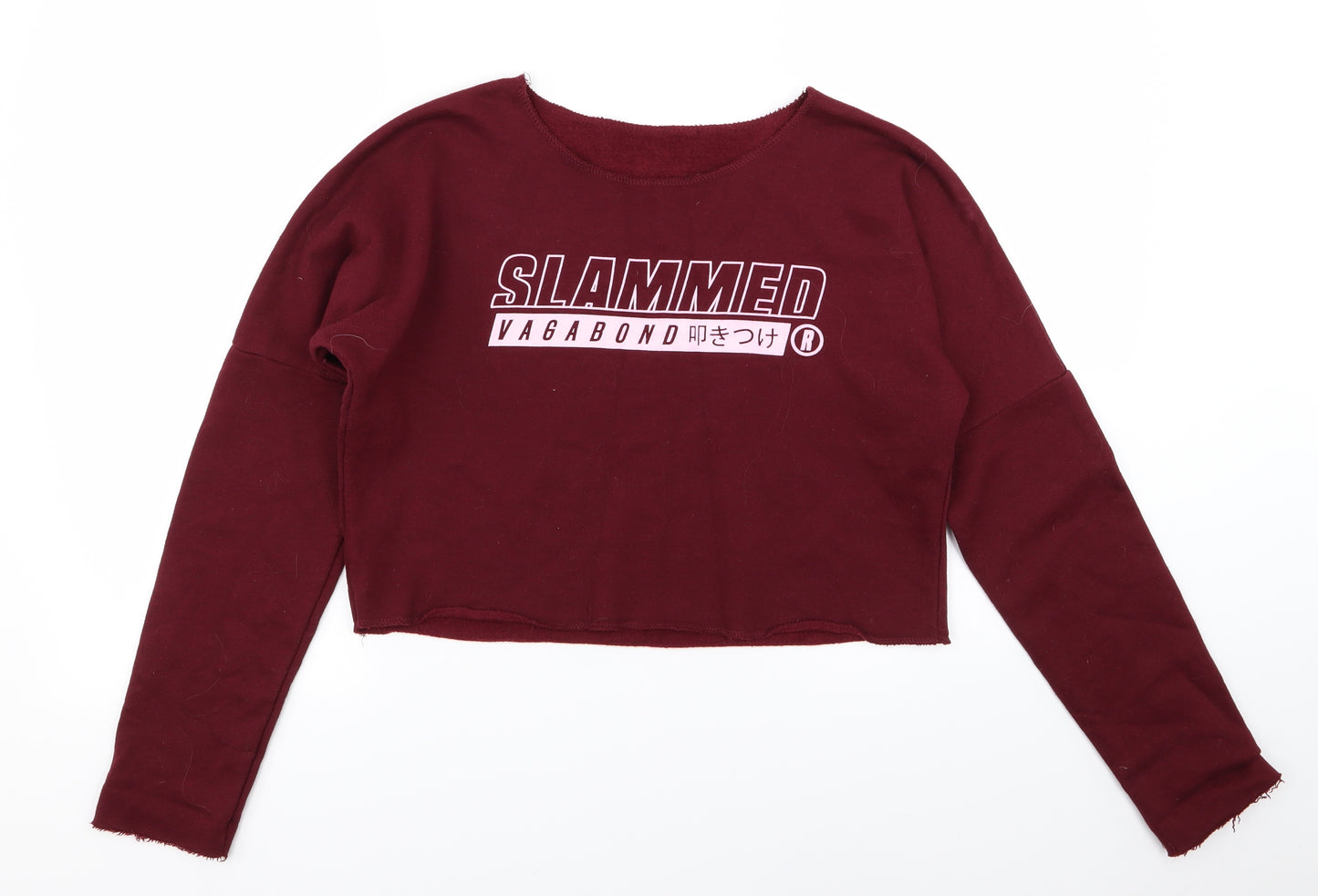 slammed Womens Red   Pullover Jumper One Size