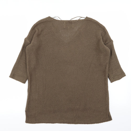 Papaya Womens Brown   Pullover Jumper Size 8