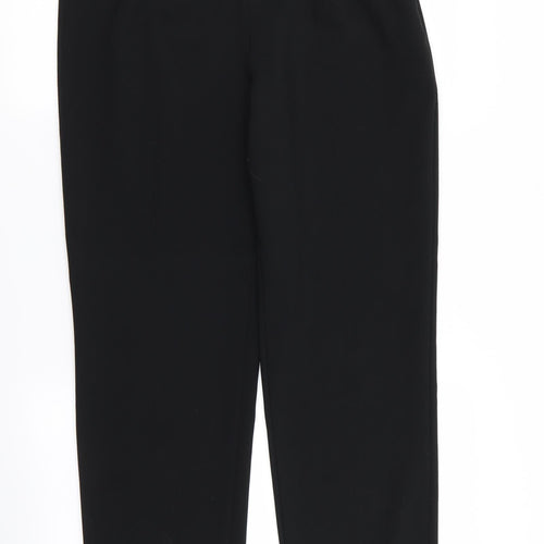 M&S Womens Black   Trousers  Size 12 L29 in