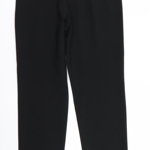 M&S Womens Black   Trousers  Size 12 L29 in