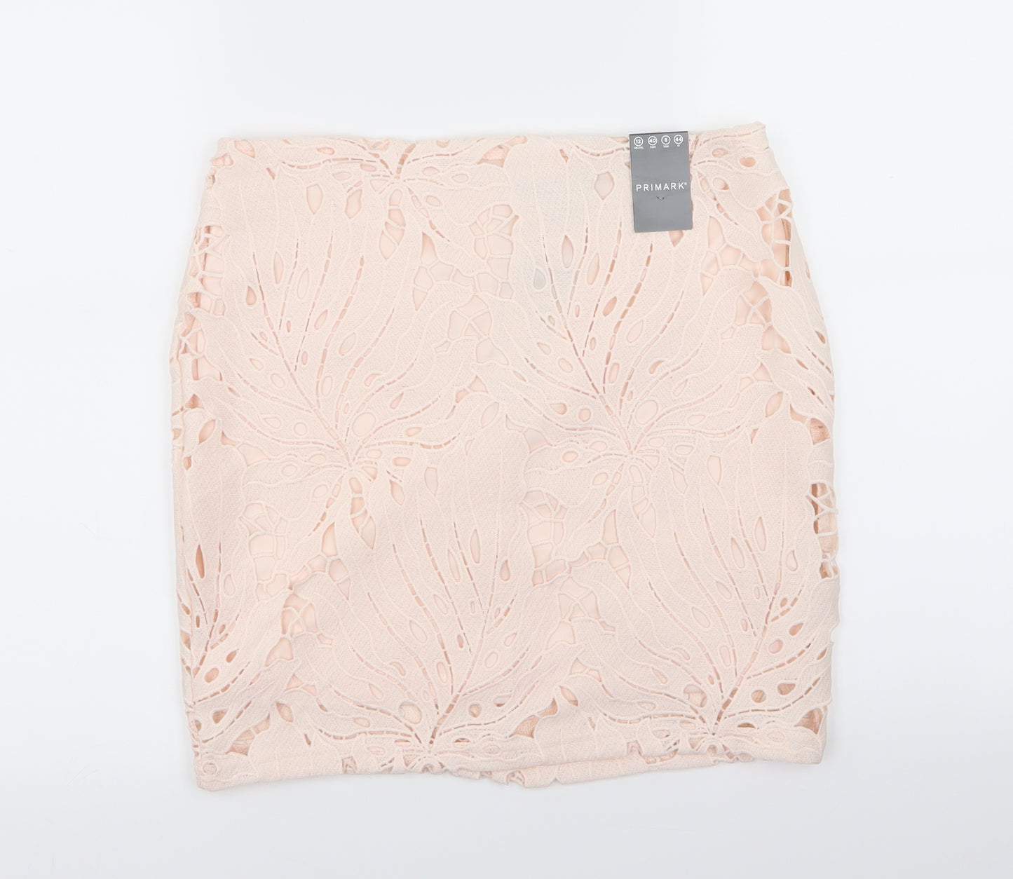Primark Womens Pink Floral  Mini Skirt Size 12