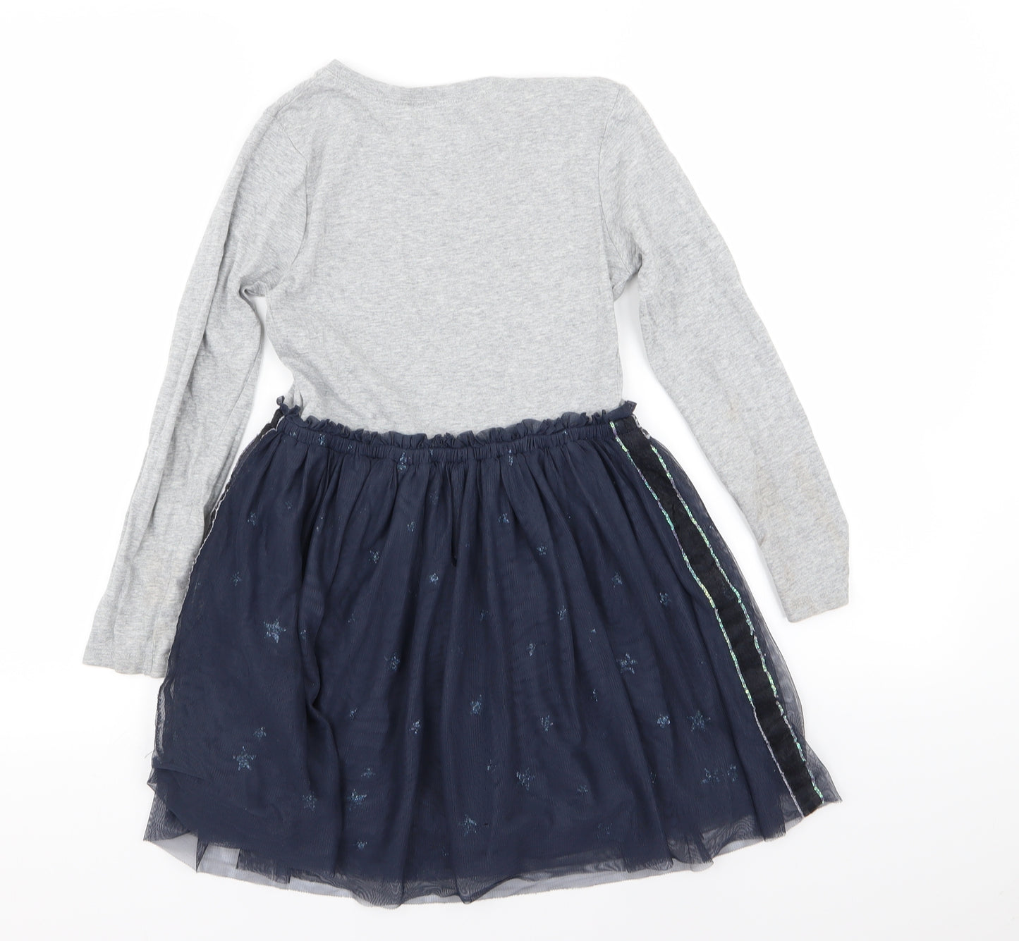 NEXT Girls Grey   Fit & Flare  Size 8 Years