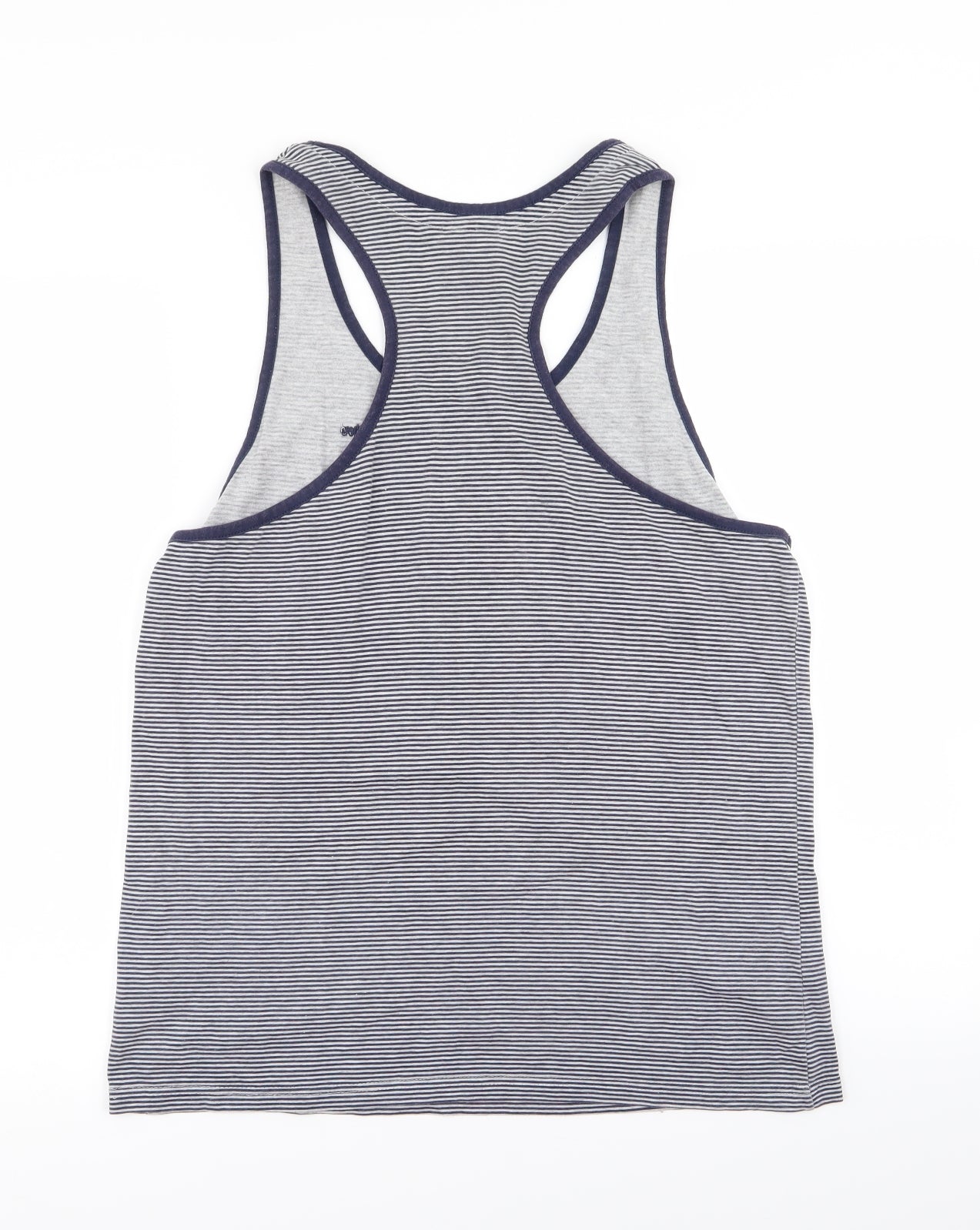 Lee Cooper Mens Blue Striped   T-Shirt Size M  - Tank top