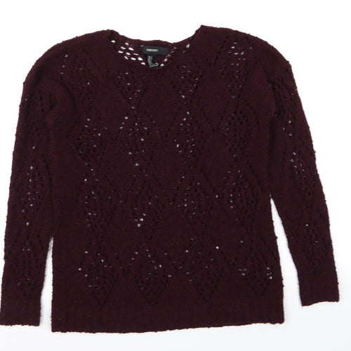 FOREVER 21 Womens Pink   Pullover Jumper Size S