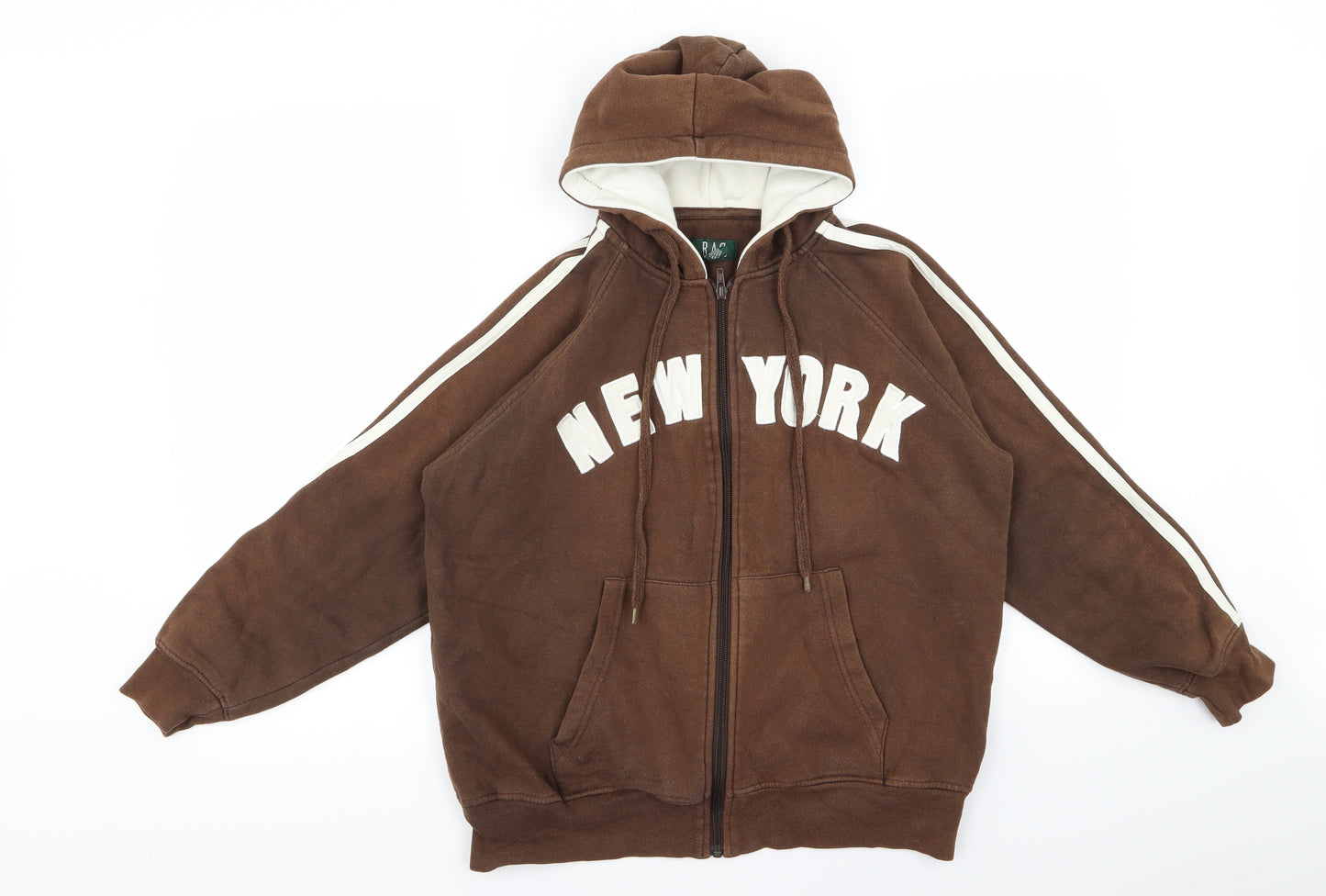 rag Womens Brown   Full Zip Jumper Size XS
