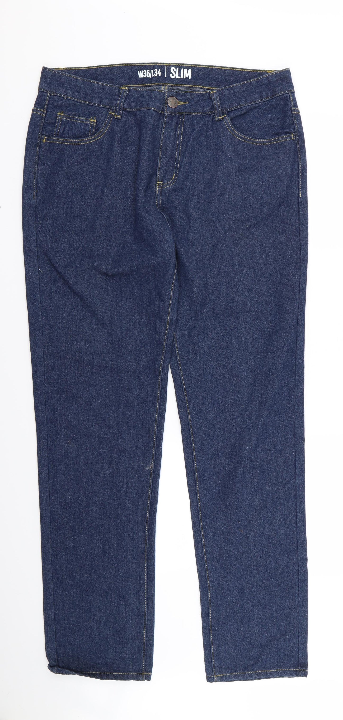 pep and co Mens Blue   Straight Jeans Size 36 in L34 in