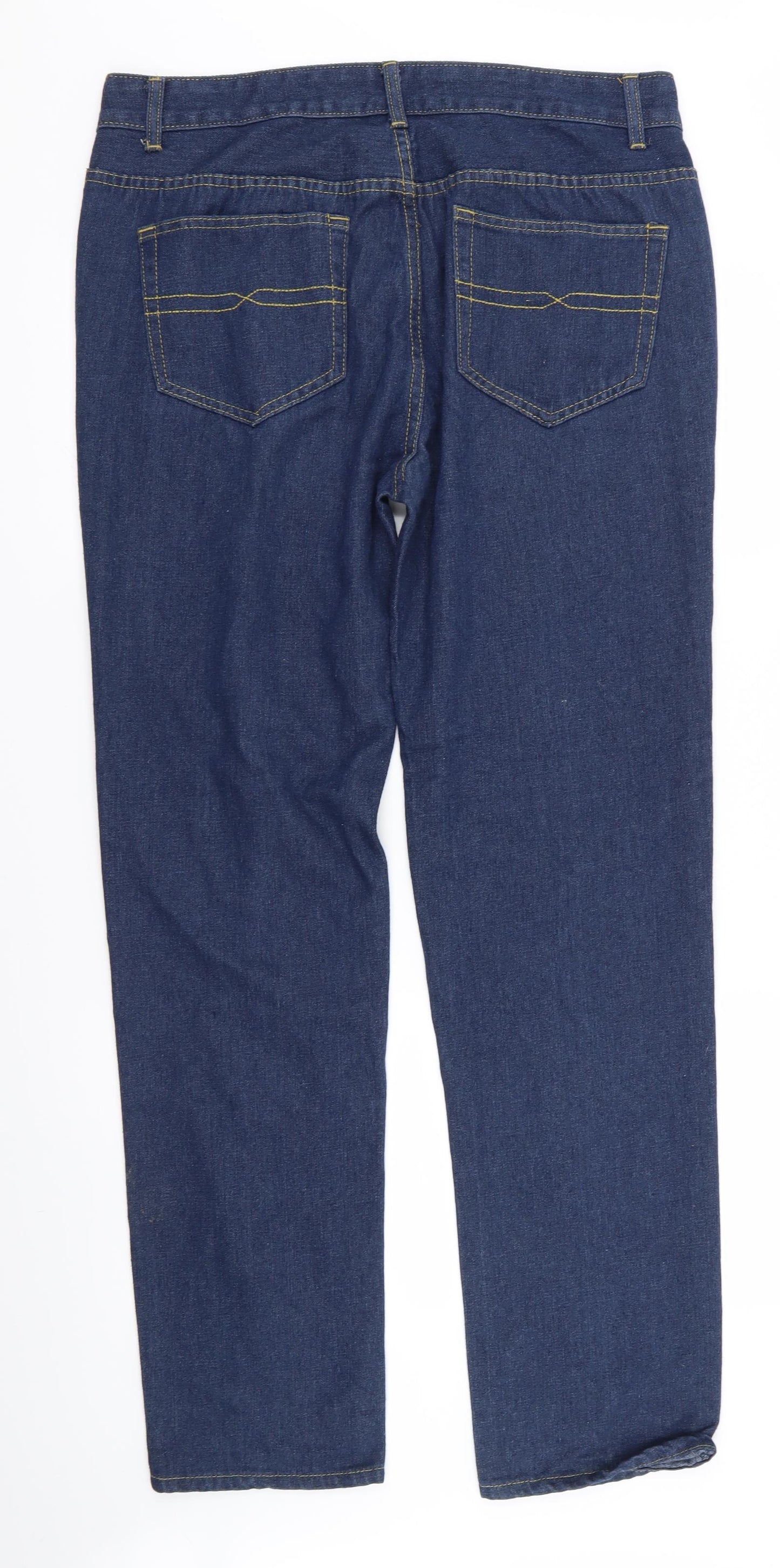 pep and co Mens Blue   Straight Jeans Size 36 in L34 in