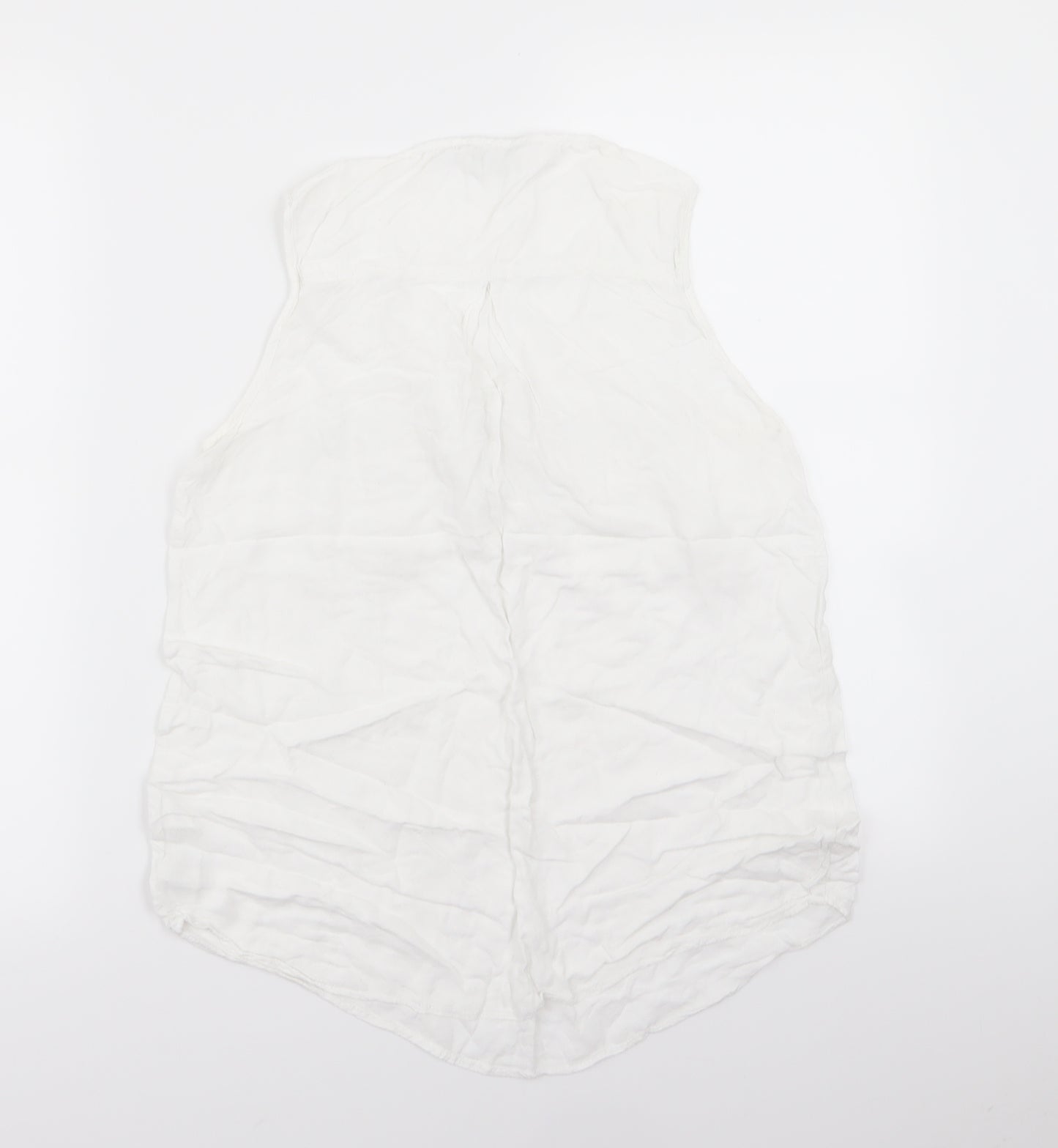 New Look Womens White   Basic Tank Size 10