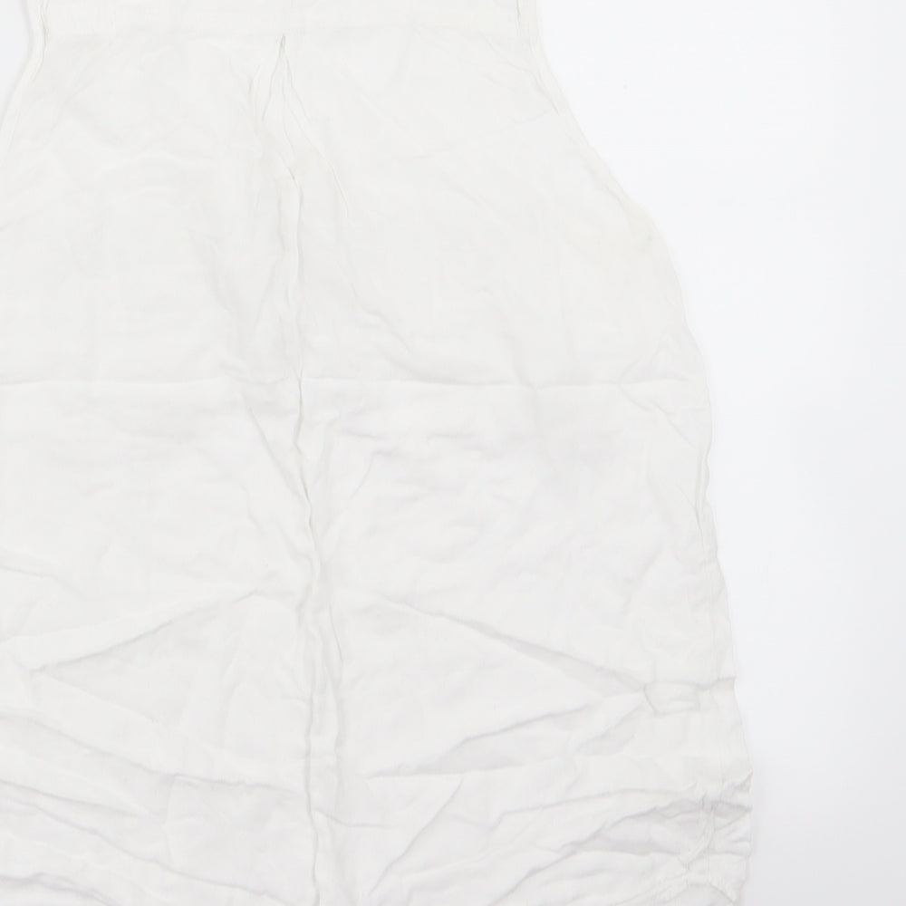 New Look Womens White   Basic Tank Size 10
