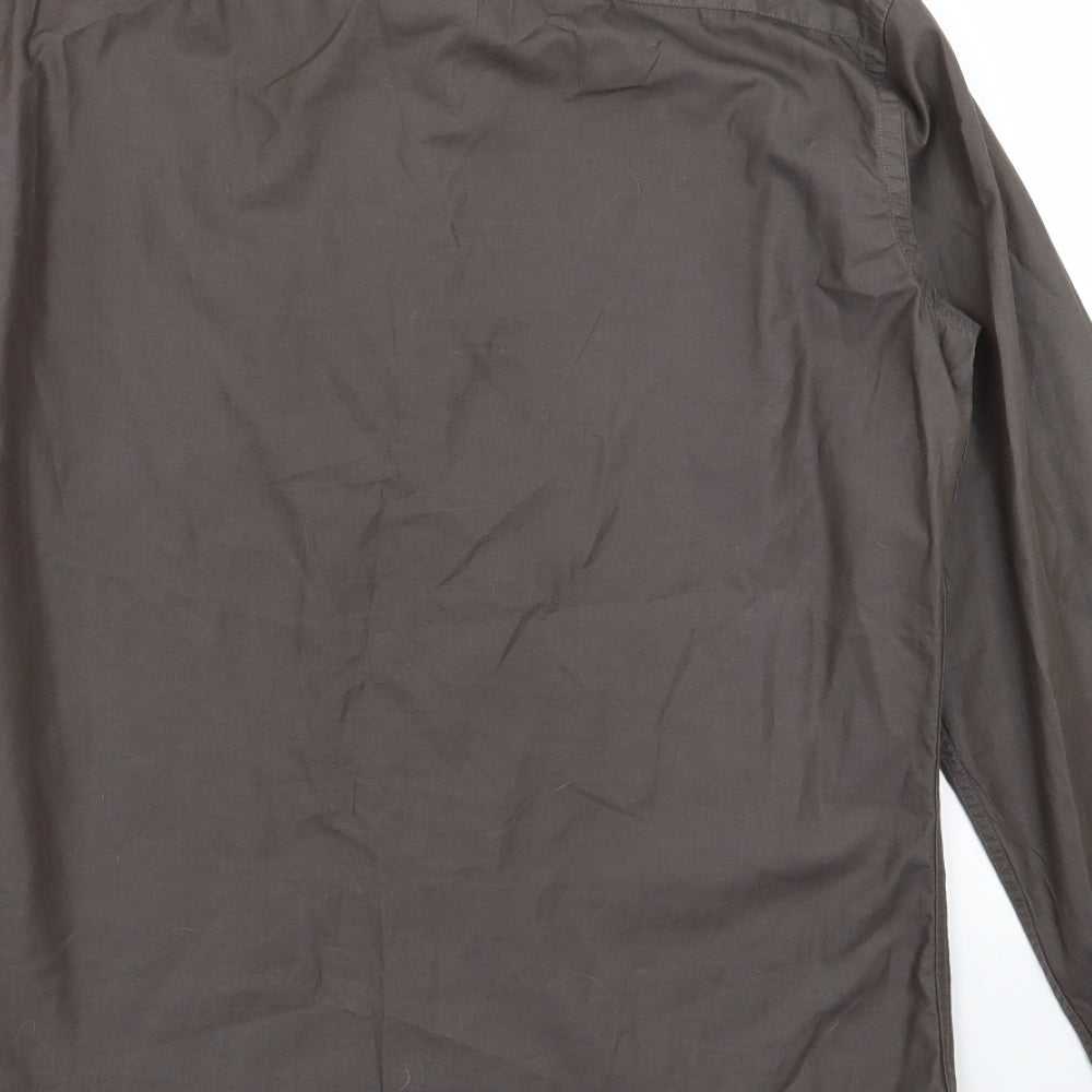 NEXT Mens Brown    Dress Shirt Size 15.5