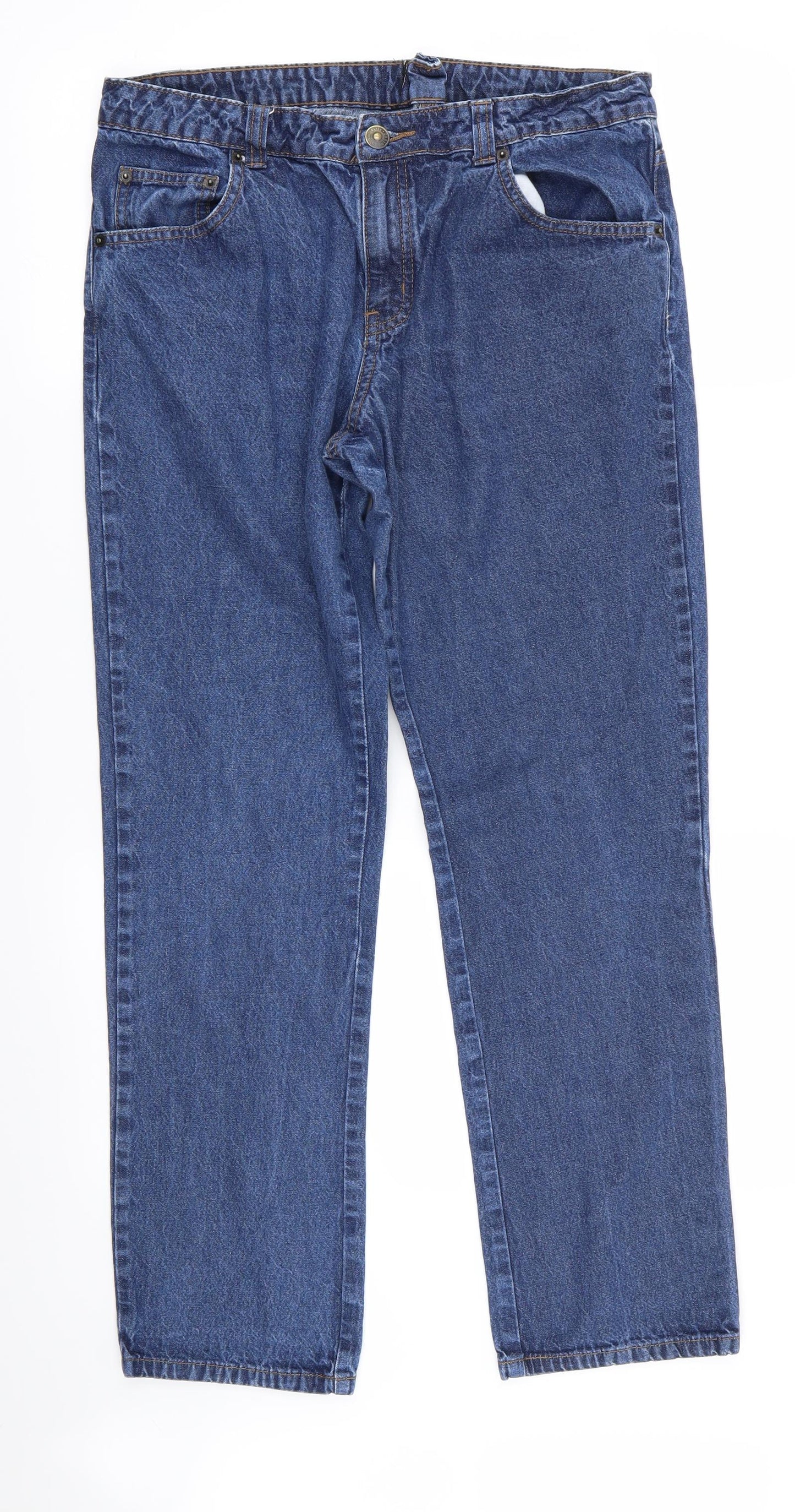F&F Womens Blue   Straight Jeans Size 14 L29 in